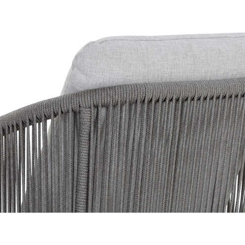 Allariz Warm Grey / Gracebay Light Grey Outdoor Dining Armchair